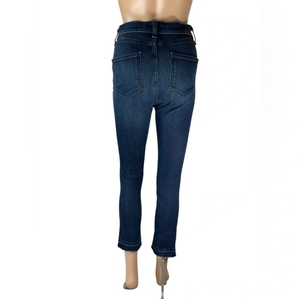 VERONICA BEARD Womens Jeans Carly “11 Kick Flare In Midnight Stretch Size 24 - Picture 5 of 14